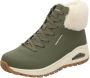 Skechers Uno Rugged Fall Air Dames Laarzen Olijfgroen - Thumbnail 5