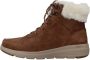 Skechers Glacial Ultra Cozyly Veterboot Vrouwen Bruin Cognac - Thumbnail 58