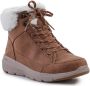 Skechers Glacial Ultra Cozyly Veterboot Vrouwen Bruin Cognac - Thumbnail 56