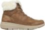 Skechers Glacial Ultra Cozyly Veterboot Vrouwen Bruin Cognac - Thumbnail 57