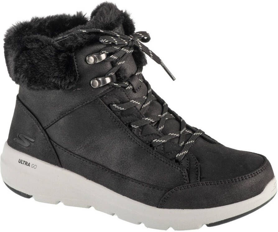 Skechers On-the-GO Glacial Ultra Trend Up Enkellaarzen Black Dames