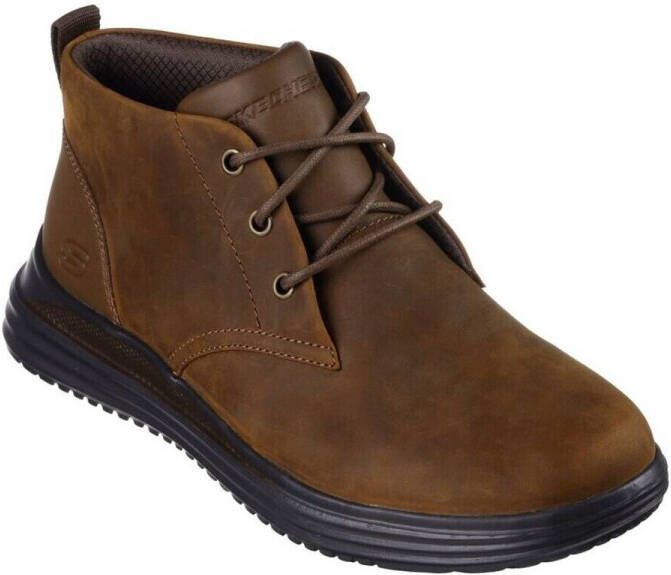 Skechers Proven Yermo 204670-CDB Mannen Bruin Laarsjes - Foto 2
