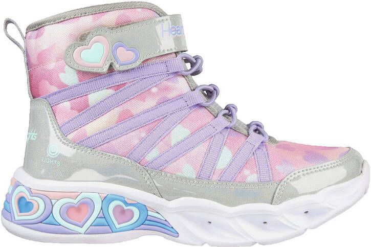 Skechers Sweetheart Lights Dreamy Love 302667L-SMLT voor Zilver Laarzen Sneeuw laarzen - Foto 4