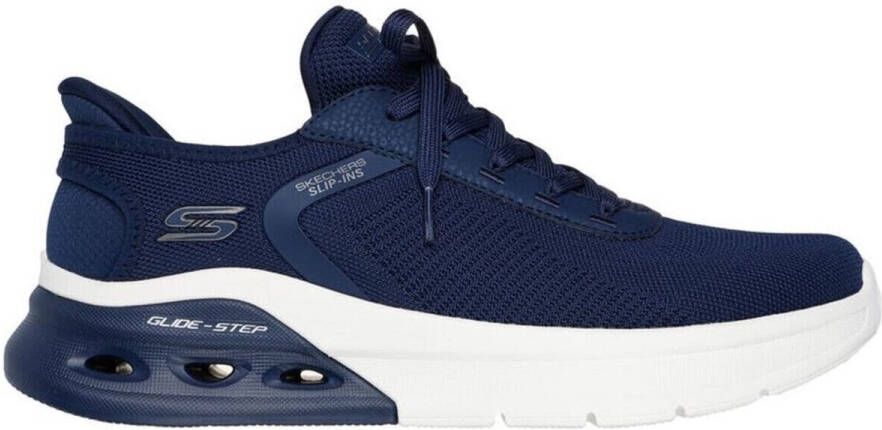 Skechers Slip-on sneakers BOBS ARC WAVES 2.0 sneaker slipper vrijetijdsschoen in comfortbreedte g (= breed)