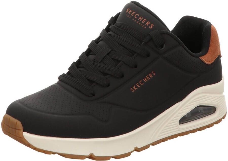 Skechers Sneakers UNO-SUITED ON AIR vrijetijdsschoen lage schoen veterschoen met modieuze sleehak - Foto 17