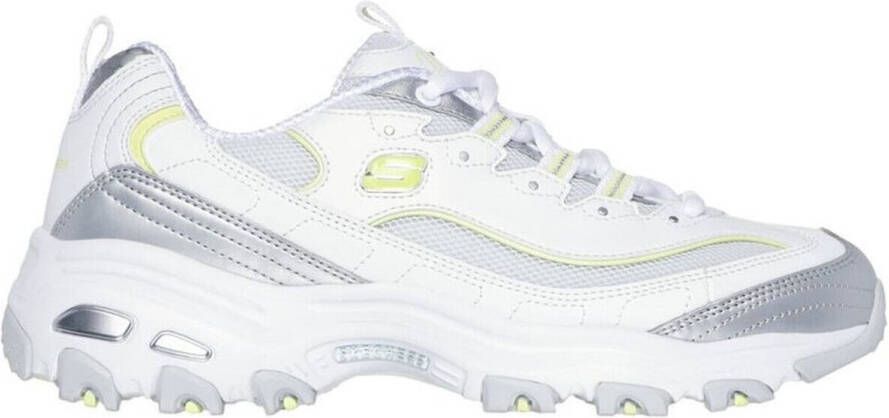 Skechers Sneakers D'LITES-CHROMATIC plateausneaker veterschoen met metallic accenten - Foto 4
