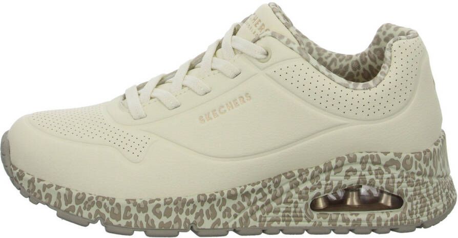 Skechers Uno Safari Time Dames Sneakers Wit - Foto 7