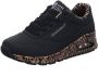 Skechers Sneakers met sleehak UNO-LOVING LOVE Vrijetijdsschoen lage schoen veterschoen met coole graffiti-print - Thumbnail 4