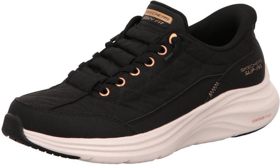 Skechers Slip-ins: Contour Foam Golden Hour Vrouwen Zwart Sneakers - Foto 2