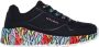 Skechers Uno Lite Sneakers zwart Synthetisch Dames - Thumbnail 3