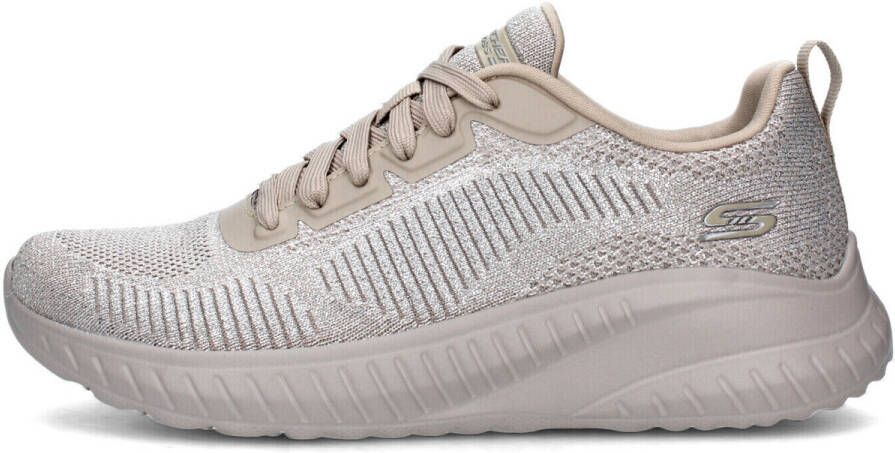 Skechers Sport BOBS SQUAD CHAOS SPARKLE DIVINE Sneakers Dames Taupe - Foto 3
