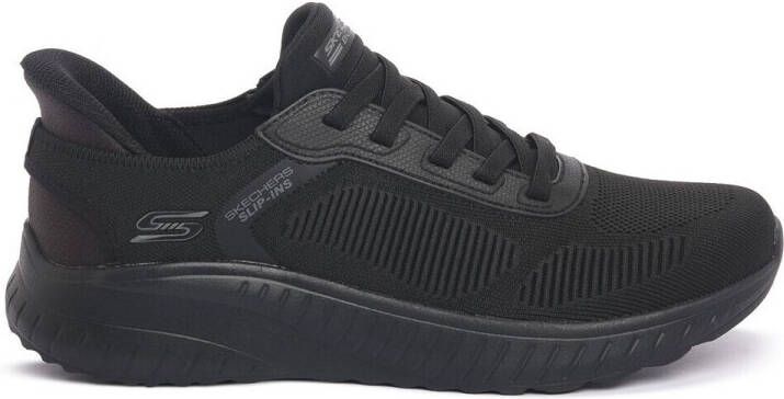 Skechers Slip-Ins: BOBS Squad Chaos Solid Step Mannen Zwart Sneakers - Foto 3