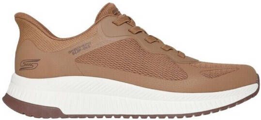 Skechers Slip-on sneakers BOBS SQUAD 4 Trainingsschoen sneaker veterschoen voor gemakkelijk in stappen