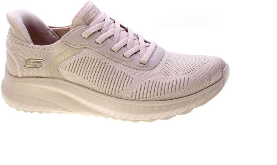 Skechers Slip-on sneakers BOBS SQUAD CHAOS-CURRENT MUSE Vrijetijdsschoen geschikt voor machinewas - Foto 3