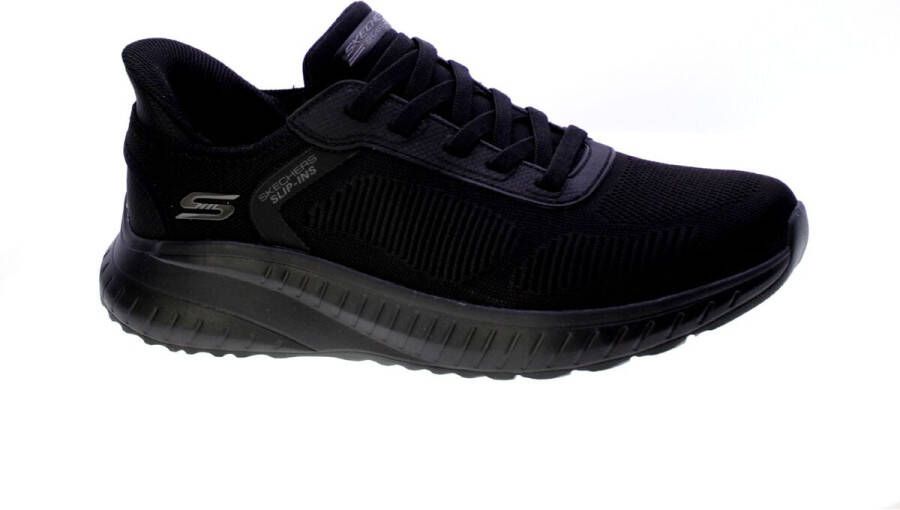 Skechers Slip-Ins: BOBS Squad Chaos Solid Step Mannen Zwart Sneakers - Foto 2