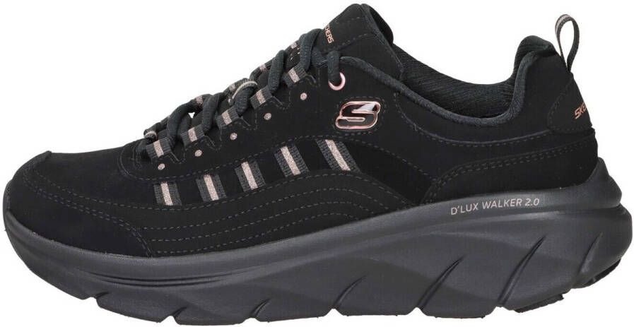 Skechers D'Lux Walker 2.0-Golden Step Dames Sneakers Zwart Roségoud - Foto 3