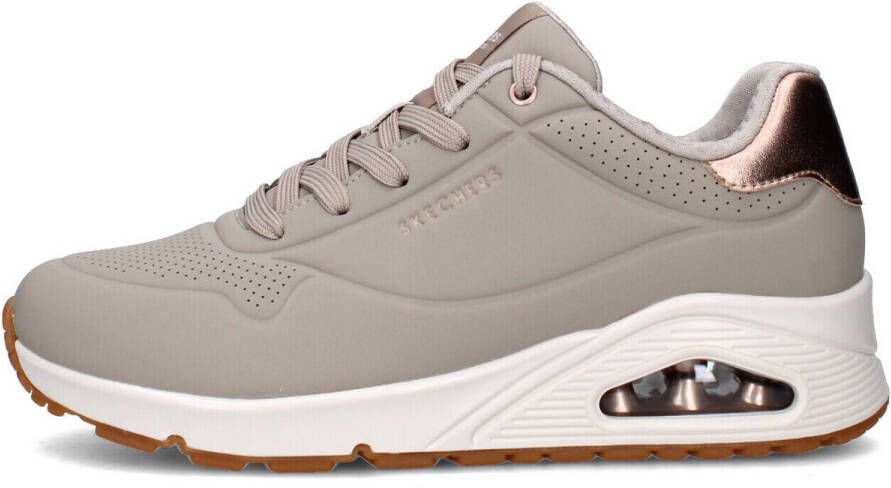 Skechers Sneakers UNO GOLDEN AIR Vrijetijdsschoen lage schoen veterschoen met metallic inzet - Foto 3