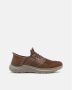 Skechers Bruine Slip-On Vegan Sneakers met Arch Support Brown Heren - Thumbnail 44