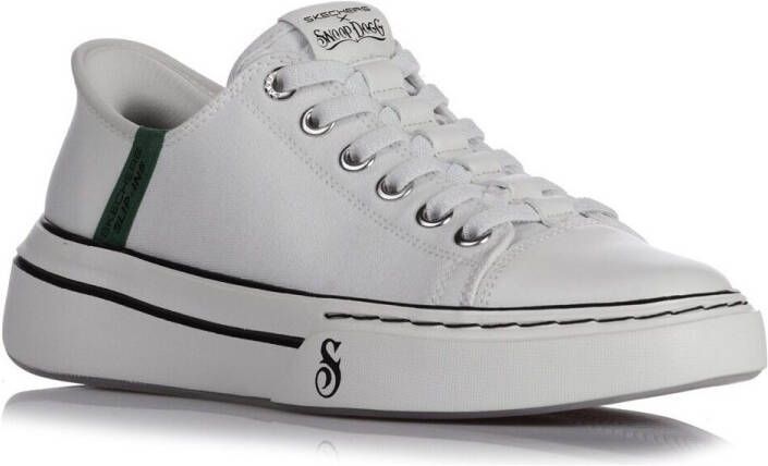 Skechers Snoop One Low Dogg Canvas heren sneaker Wit