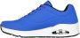Skechers Uno Stand On Air Heren Sneakers Blue - Thumbnail 3