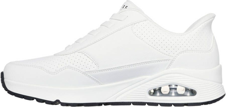 Skechers Slip-on sneakers UNO-BANKSIA LUXE Sleehak sneaker met luchtkussen
