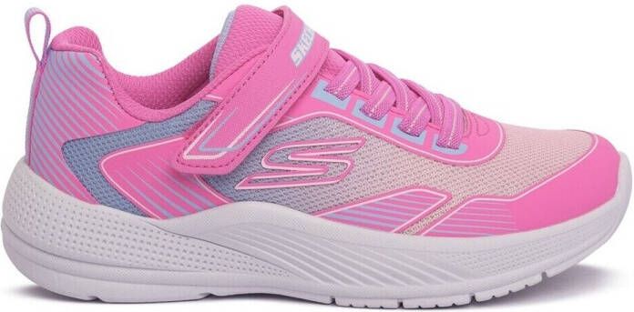 Skechers Kids Microspec Advance-Oasis Point Unisex 303657L Hot Pink Multi - Foto 3