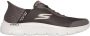 Skechers Slip-ins Go Walk Flex Hands Up Heren Instappers Bruin - Thumbnail 3
