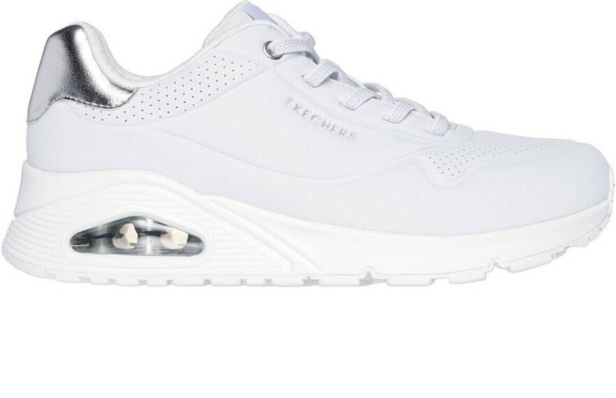 Skechers Slip-on sneakers UNO SHIMMER AWAY Slipper vrijetijdsschoen plateau sneaker met modieuze sleehak - Foto 5