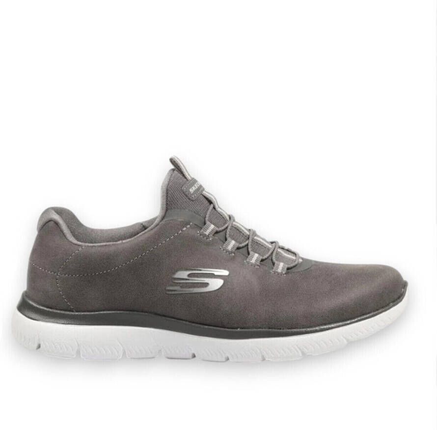 Skechers Summits Itz Bazik dames sneakers Grijs Extra comfort Memory Foam - Foto 4
