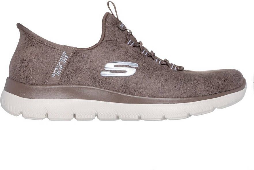 Skechers Slip-on sneakers Summits Slipper vrijetijdsschoen lage schoen in vegan uitvoering - Foto 8