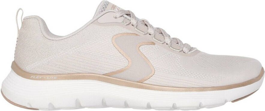 Skechers Flex Appeal 5.0 sneakers beige glitter Extra comfort Memory Foam - Foto 3