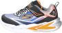 Skechers S Lighs Flex-Glow Ultra jongens sneaker Zwart multi - Thumbnail 3