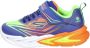 Skechers S Lighs Flex-Glow Ultra jongens sneaker Blauw multi - Thumbnail 9