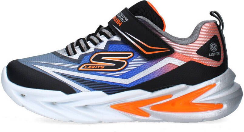 Skechers S Lighs Flex-Glow Ultra jongens sneaker Zwart multi - Foto 5