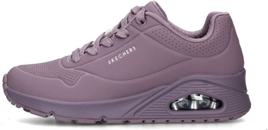 Skechers Sneakers met sleehak Uno Stand on Air met fijne perforatie vrijetijdsschoen halfhoge schoen veterschoen - Foto 5