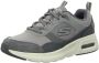 Skechers Grijze Leren Court Sneaker met AirCooled Memory Foam Gray Heren - Thumbnail 3