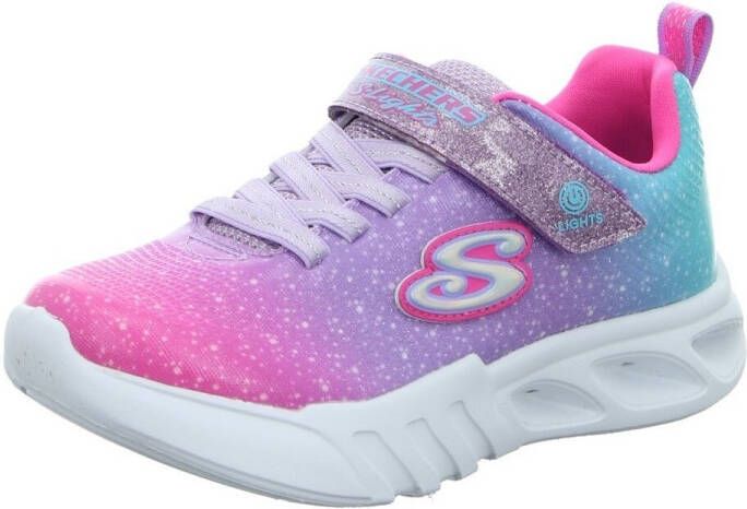 Skechers S Lights: Flicker Flash Ombre Dreamer kindersneaker LED 303703L PKMT - Foto 3
