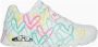 Skechers Uno Changed Love Dames Sneakers Wit - Thumbnail 3
