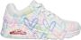 Skechers Street UNO SPREAT THE LOVE Sneakers Dames Meisjes JGoldcrown wit - Thumbnail 9