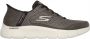 Skechers Go Walk Flex New World Heren Sneakers Bruin - Thumbnail 2