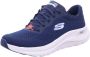 Skechers Arch Fit 2.0 Big League Dames Sneakers Navy - Thumbnail 3