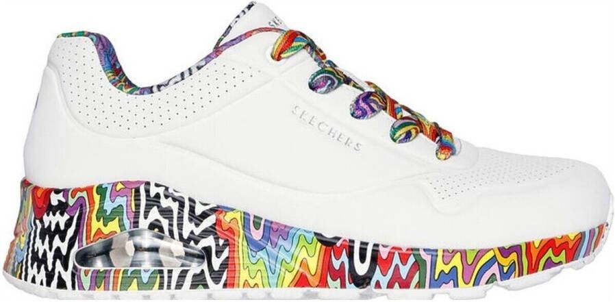 Skechers Jen Stark: Uno Mini Drip Sneakers Laag Wit - Foto 4