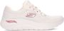 Skechers Comfortabele Arch Fit Natuurlijke Mesh Sneaker Beige Dames - Thumbnail 17