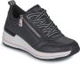 Skechers Stijlvolle Stoffen Sneakers voor Vrouwen Zwart Dames - Thumbnail 2