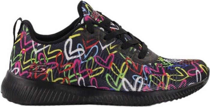 Skechers Bobs Sport Squad Sneakers zwart Textiel - Foto 2