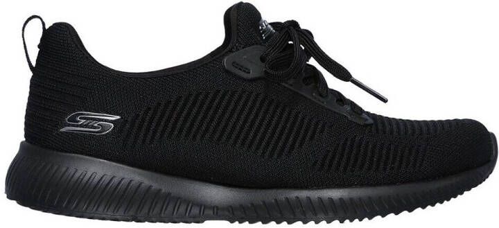 Skechers bobs squad tough talk hardloopschoenen zwart dames - Foto 6