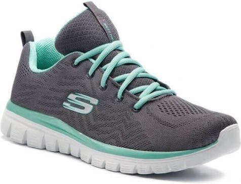 Skechers Sneakers Graceful Get Connected Vrijetijdsschoen lage schoen veterschoen geschikt voor de wasmachine