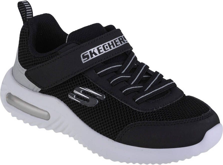 Skechers Bounder-tech Zwart Sneakers Klittenband Jongens