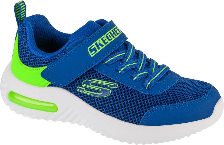 Skechers Bounder-tech Blauw Sneakers Klittenband Jongens