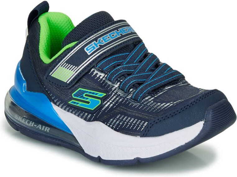 Skechers Skech-Air Blast Tallix Sneaker Jongens Blauw Groen Zwart
